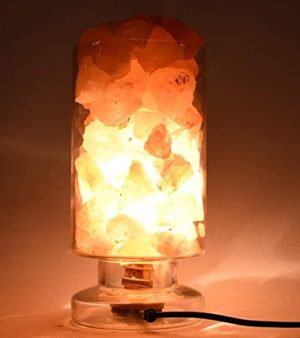 Attractive Glass Himalayan Salt Lamp