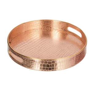 Rose Gold Circular Tray