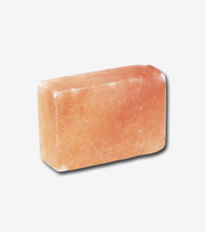 Himalayan Rock Salt Rectangular Massage Stone, Bar