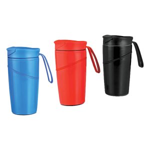 Stainless Steel Magic Coffee Mug With Silicon Strap