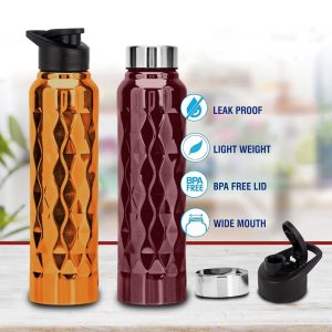 Prism Steel Bottle Colored