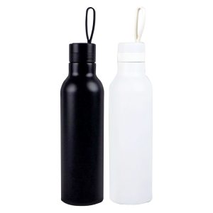 Travel Vacuum Flask With Silicon Strap