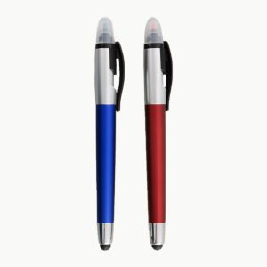Pen With Highlighter & Stylus 50 Pcs Set