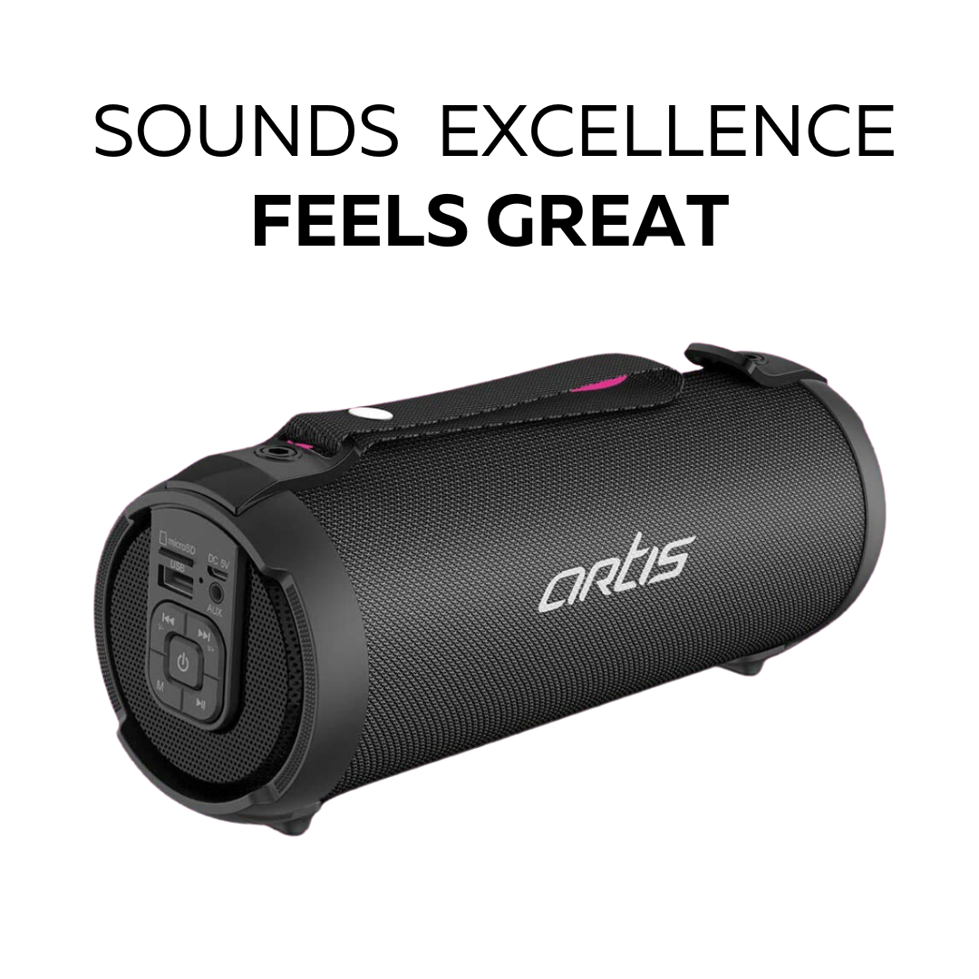 Artis Barrel Bluetooth Speaker With Mic | 16W Output - Elixir Retail