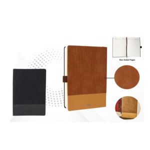 Soft Ribbed PU Notebook