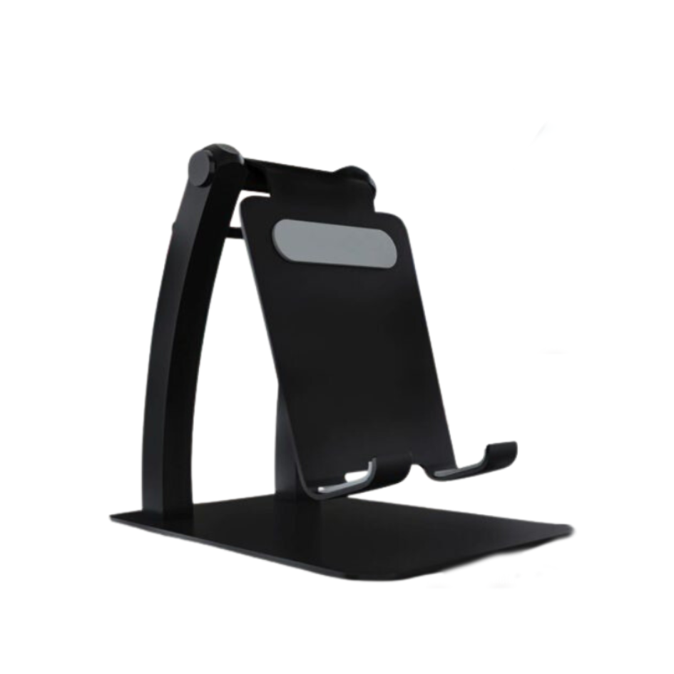 Metal mobile stand with Detachable Tumbler and Writing pad holder
