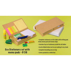 Eco Stationary Set With Memo Pads