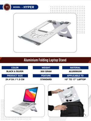 HYPER ALUMINIUM VANTILATED LAPTOP STAND