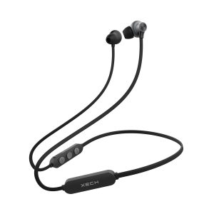Xech Bluetooth Wireless Earphones with Mic SYNC Neckband with Dual Pairing