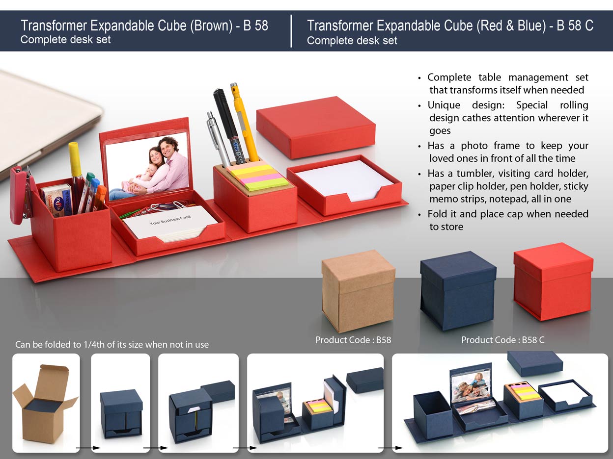Transformer Expandable Cube: Complete Desk Set – Elixir Retail