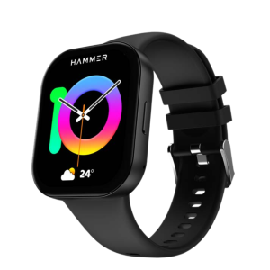 Hammer Robust Amoled Display Smart Watch for Men with BT Calling