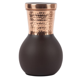 Pure Copper Designer Bedroom Copper Pot, Jar, Bottle Water Storage Purpose
