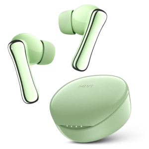 Mivi DuoPods A850 AI-ENC TWS with HDCalls Technology,13mm Rich Bass Drivers,50Hrs Playtime,Low Latency,Type C Fast Charging,Clear Audio Quality