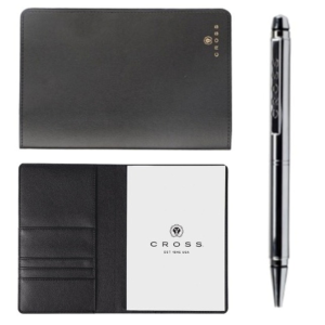 Cross Plano Everyday A5 Planner Cover Made with Leather + Cross Agenda pen