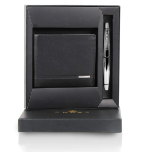 Cross Insignia Express Slim Wallet and Agenda Pen Combo