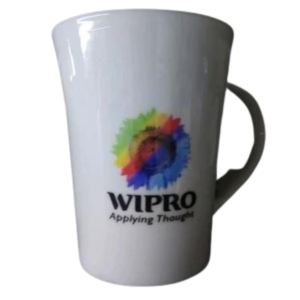 White Printed Ceramic Coffee Mug, For Gifting