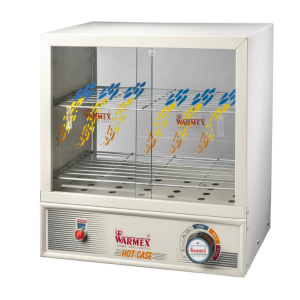 Warmex Door Double Glass Small Hot Case Hot Dog Machine 230V 50Hz AC Only