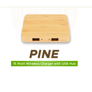 Wangari | PINE (15 Watt Wireless Charger )