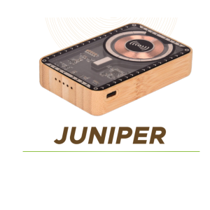 Wangari | Juniper Bamboo 10000 mAh Transparent MagSafe Power Bank