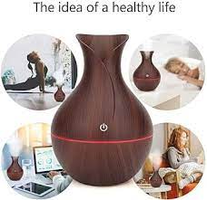 Wooden Vase Pot Aroma Diffuser