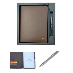CROSS LIAM PLANNER WITH AGENDA PEN- BROWN