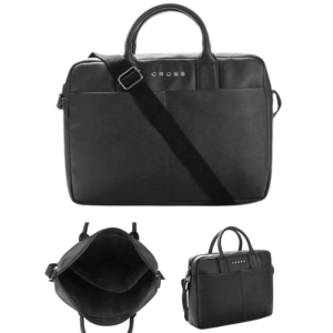 CROSS JILOZ PRIME BRIEFCASE- BLACK (WITH TROLLEY STRAP)
