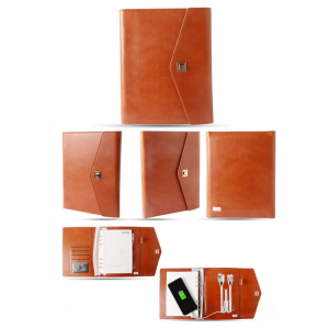 8000 MAH with wireless charger brown