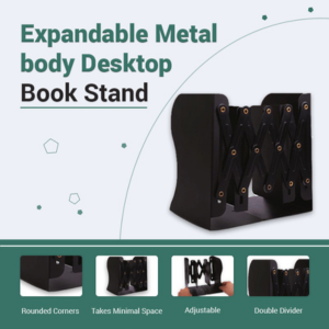 Expandable Metal Body Desktop Book Stand