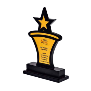 Printed Golden Wooden Trophies