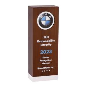 Brown Block Tall Trophy