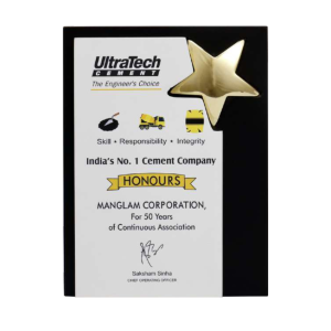Corporate Wooden Trophy Ultratech