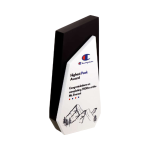 Highest Peak Award Trophy