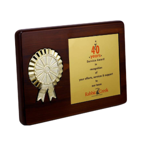 Wooden Brown (Base) Award Plaque
