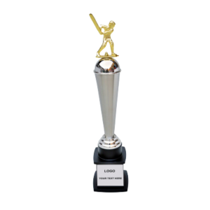 Wood And Metal Classic Cricket Trophy