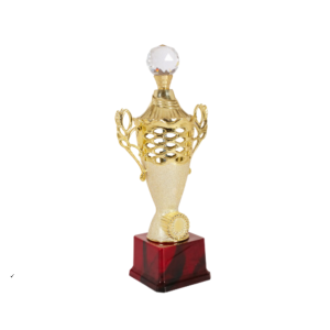 Cusomized Gold Fibre Big Size Trophy