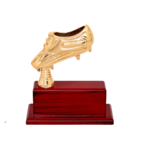 Royal Trophys Beautiful Football Fibre Decorative Soccer Ball and Shoe