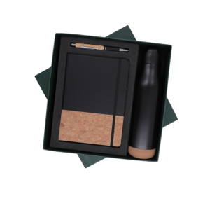 3 in 1 Gift Set Note Book,Pen,Flask