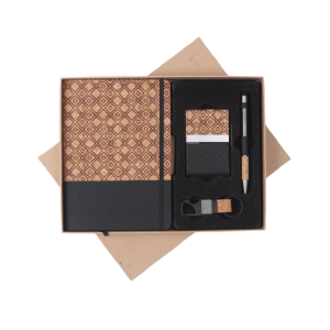Brown Corporate Diary Gift Set