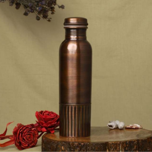Pure Copper Bottle Premium Antique Finish, 950ml