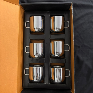 Double wall stainless steel cup set