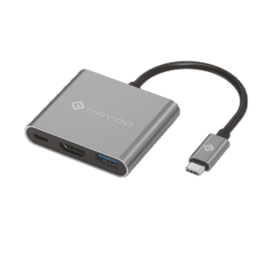 NOVOO Metal Series 3 in 1 USB C Hub with HDMI 4K Adapter