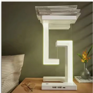 Smartphone Wireless Charging Suspension Table Lamp Balance Lamp Floating for Home Bedroom