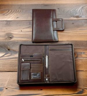 Leatherite zipper Folder