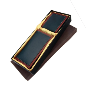 2 in 1 Goat Leather Zipper Set