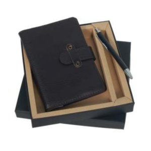 2 in 1 Tan Colour Corporate Gift Set