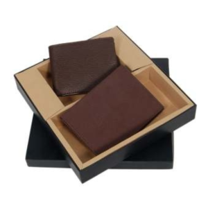 2 in 1 Brown Goat Leather Set