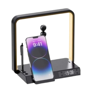 Wireless Charging Lamp with Clock Stand for iPhone
